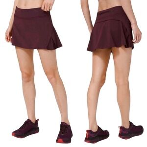 Lululemon play off the pleats skirt